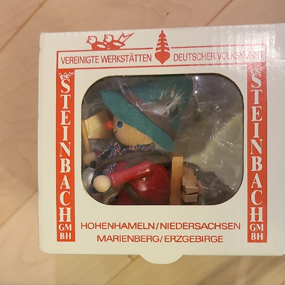Steinbach Holiday Ornament with Red and Green Accents